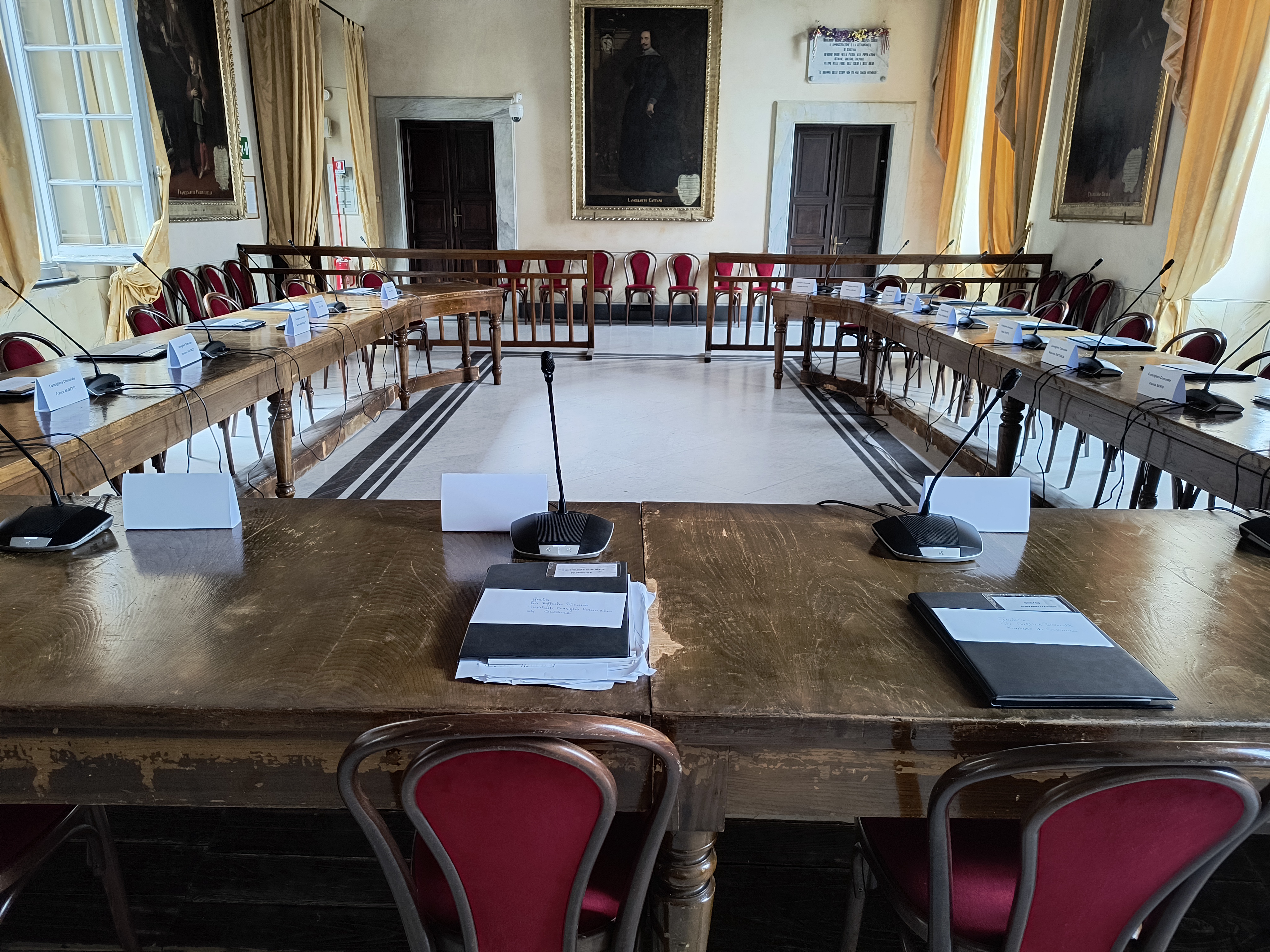 Palazzo civico sala consiliare