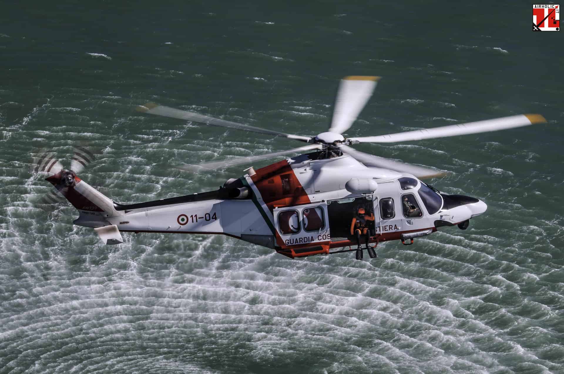 Elicottero della base aeromobili